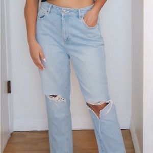 PACSUN Ripped Boyfriend Jeans
